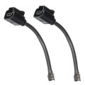 2x Rear Brake Pad Wear Sensor For Porsche Cayenne Panamera Touareg 95861236550 