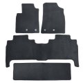 Floor Mats Carpet For Lx570 4 Door 2013 2021 Piece Set Front And Rear Interior Black Velour Plastic Direct Replacement 