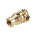 Uxcell Knurled Insert Nuts 120pcs M4 X 8mm L 6mm Od 3d Printing Brass Female Threadeds Heat Set Insert Embedment Nut