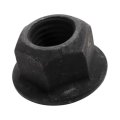 Multi Purpose Nut For Cadillac Ct6 2016 2020 Black Metal Hex Flange Heat Hardened Non Locking Flat Seat 0 63 In 16 Mm Thread 