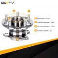 Ocpty New Wheel Hub Bearings Rear 5 Lugs Without Abs Compatible For Venza Toyota Highlander Lexus Rx330 Rx350 Rx400h 2004-2019