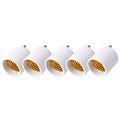 Newhouse Lighting Socket Adapter For Converting Gu24 To Standard E26 Light Easy Installation And Fireproof Pack Of 5 