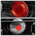 Acanii For 1994-2001 Acura Integra 2-door Hatchback Black Tail Lights Brake Lamps Driver Passenger Side