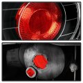 Acanii For 1994-2001 Acura Integra 2-door Hatchback Black Tail Lights Brake Lamps Driver Passenger Side
