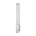 Satco S28729 6w Led Pl 2-pin Type B Ballast Bypass Light Bulb 13w Cfl Replacement Gx23 Base 5000k White 
