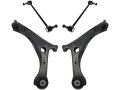 Control Arm And Sway Bar Link Kit 4 Piece For 2008-2016 Chrysler Town Country 2012 Touring 7th Vin Digit B 