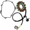 Caltric Stator And Gasket Compatible With Kawasaki Kx450f 2016 2017 2018 Generator Cover