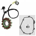 Caltric Stator And Gasket Compatible With Kawasaki Kx450f 2016 2017 2018 Generator Cover
