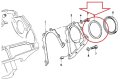 Bmw E36 E46 E39 E60 E53 E83 E85 E86 Rear Main Crankshaft Seal