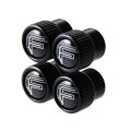 Metal F Tire Valve Stem Caps Air With Industrial Rustic Bold Mechanical Emblem Badge Trimor Ford F Series F-150 F150 F250 F350 