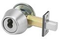 Yale B-d112 626 D243 Sficlc 100 Series Deadbolt Cylinder By Thumbturn Sfic Prep Less 2 3 4 Backset Satin Chrome Finish 