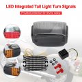 Topteng Motorcycle Led Integrated Tail Light Int Turn Signals Fits For Kawasaki Vn800 Vulcan 800 Classic 1996-2005 1500l