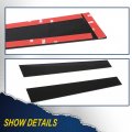 G-plus Car Door Window Pillar Posts Molding Trim Compatible With 11-14 Dodge Charge Chrome Set Mirror Cover Black 6pcs