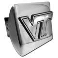 Elektroplate Officially Licensed Virginia Tech Vt All Metal Bright Chrome Hitch Cover For Trucks And Suvs Fits Standard 2 