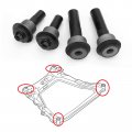 Topteng 4 Engine Cradle Front Subframe Crossmember Bushing For Nissan Rogue X-trail