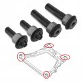 Topteng 4 Engine Cradle Front Subframe Crossmember Bushing For Nissan Rogue X-trail