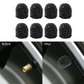 8 Pack Car Wheel Tire Valve Stem Caps Universal Diamond Crystal Cap For Cars Trucks Bikes Motorcycles Bicycles Accessories
