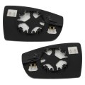 Driver Passenger Side Heated Mirror Glass Fit 2013 Ford For Escape Rear View 