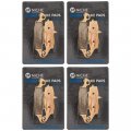Niche Brake Pad Set For Kawasaki Vulcan 800 900 Suzuki 43082-1264 59102-33880 Front Rear Ceramic 4 Pack