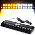 Xtauto Led Emergency Strobe Light 12v Windshield Dash Dashboard Interior Flash Roof Hazard Warning Bar For Car Truck Vehicle W 