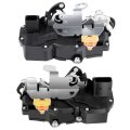 Front And Rear Left Driver Side Door Latch Lock Actuator For Chevrolet Malibu 2008 2010 Saturn Aura Replace 931 310 334 2 Piece 