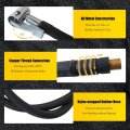21 Quick Connect Tire Chuck Hose Valve Extension Tube W Presta Air Pump Ball Needle Set Inflator With Adapter For Portable