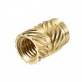 Uxcell Knurled Insert Nut M5 X 10mm L 7mm Od Female Thread Brass Embedding 30 Pcs