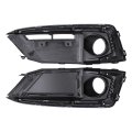 2pcs Front Left Driver And Right Passenger Side Bumper Fog Light Cover Bezel For Civic 2019-2021