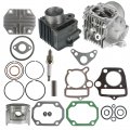 Wflnhb Cylinder Head Piston Gasket Top End Kit Replacement For Honda Crf70 Xr70 Atc70 12101-gb0-910 12101-087-000 12101-087-010