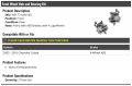 Front Wheel Hub Bearing Kit 2 Piece Compatible With 2005-2010 Chevy Cobalt With Abs Brakes And 4 Lug Wheels
