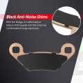 Front Rear Brake Pads Sintered Heavy Duty For Sportsman 300 400 450 500 550 570 800 850 Etx Scrambler 2013-2024 Predator Outlaw