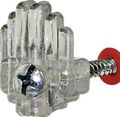 Hillman Fasteners 121144 Clear Mirror Holder Anchor44 4 Pack 