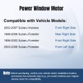 Power Window Lift Motor For 1998 To 2008 Subaru Forester And 2002 2007 Impreza Passenger Right Side Front Or Rear 2 Pin Plug