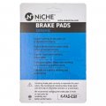 Niche Brake Pad Set For Ducati Multistrada 1200 Monster 620 Harley-davidson Street 500 750 Front Rear Ceramic
