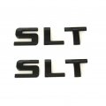 Yoaoo 2x Oem Black Slt Emblem Both Sides Nameplate Badges 3d Logo Replacement For Silverado Sierra 1500 Glossy Finish