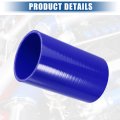 Uxcell 3 25 Id 6 Length 4-ply Reinforced High Temp Straight Coupler Silicone Reducer Hose Blue For Car Intercooler Intake