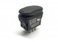 Gama Electronics Waterproof 30 Amp Double Pole 3 Position On-off-momentary On Rocker Switch Dpdt
