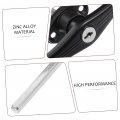 Uonlytech Handle Lock Key Door Camper Topper Barn Garage Kit Long Shaft Black Handles Rekey Kits Hardware With Roof Cover Zinc