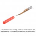 Uxcell 10pcs Wood Carving Router Bit Titanium Coated Solid Carbide Cnc Engraving V Groove Bits 1 8 3 175mm Shank 0 2mm Tip 30