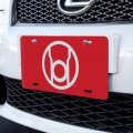 Graphics More Green Lantern Blackest Night Red Logo Novelty Metal Vanity Tag License Plate