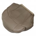 Secosautoparts Driver Side Bottom And Top Lean Back Replacement Leather Seat Covers Med Tan Compatible With Chevy Silverado
