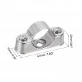 Uxcell 10pcs Pipe Support Bracket Clamp For 3 4 20mm Wall Mount Ceiling Rigid Straps Metal Pvc Tube
