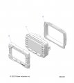 Polaris Rzr Bezel Genuine Oem Part Qty 1