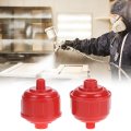 Qwork 10 Pack Disposable Mini Air Water Trap Filters 1 4 Threads Spray Gun Removes Moisture For Paint Sprayers And Tools