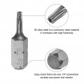 Uxcell Torx Bits 1 4 Inch Hex Shank 25mm Length Magnetic Screwdriver T9 Screw Driver Bit S2 Alloy Steel