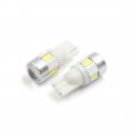Uxcell 20pcs T10 White 6 5630 Lens Led Car Panel Light Interior W5w 168 192 194 158