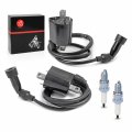 Moto1988 Ignition Coil Pack R L Spark Plug Cap For Yamaha V Star 1100 Xvs1100 1999 2000 2001 2002 2003 2004 2005 2006 2007 2008