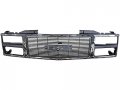 Grille Chrome And Argent For 1988-1993 Gmc C1500 