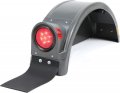 Right Fender W Bulb For Demco Kar Kaddy Trailer Replacement 5737 Gray Plastic 