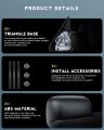 Ocpty Towing Mirror Manual Adjusted Black Compatible With 1994-2001 For Dodge Ram 1500 2002 2500 3500